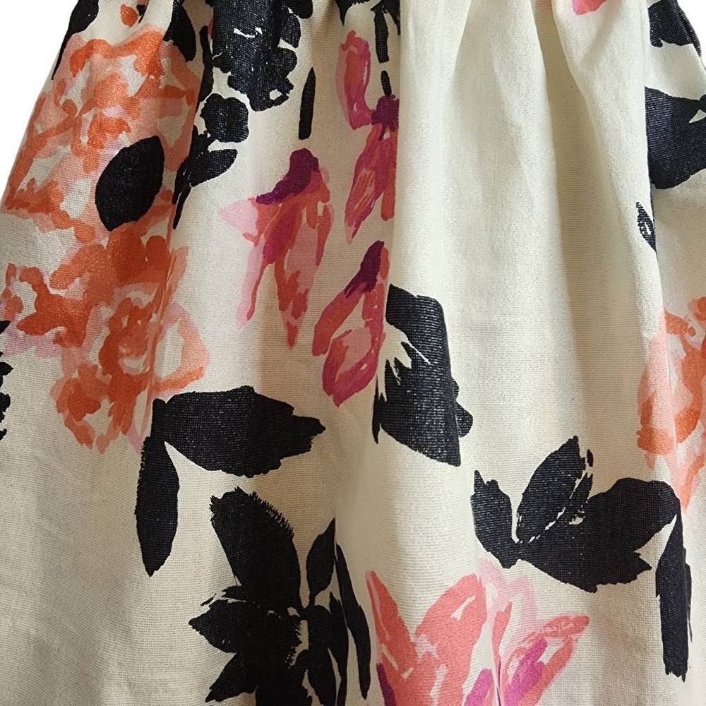 Lilly Pulitzer NWOT Girls Size 2 Formal Lined Cotton Metallic Floral Dress - Picture 10 of 13